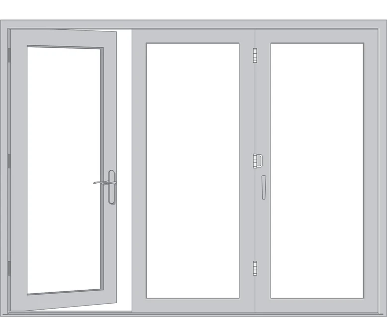 Saint Paul Pella Architect Reserve Series Contemporary Bifold Patio Door