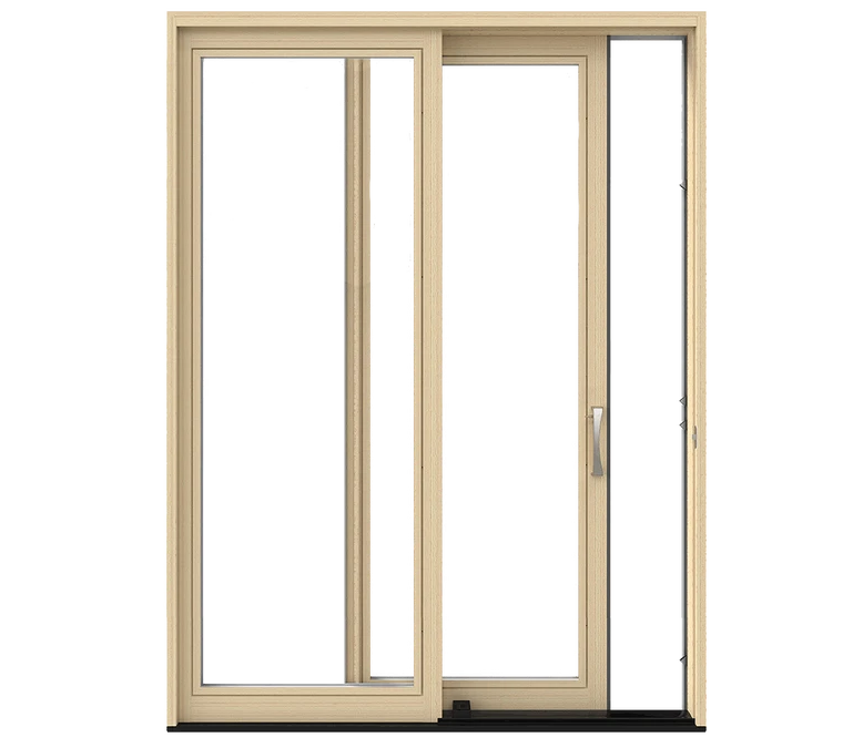 Saint Paul Pella Lifestyle Series Wood Sliding Patio Doors