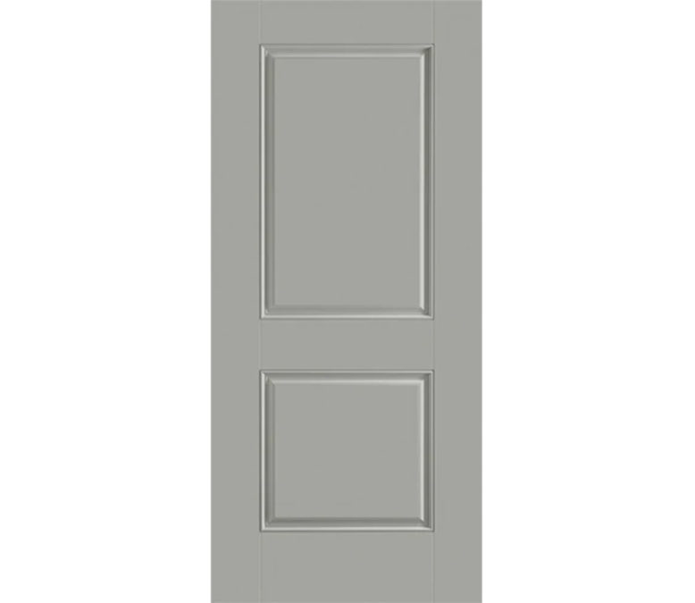 Saint Paul Two Panel Square Fiberglass Entry Door